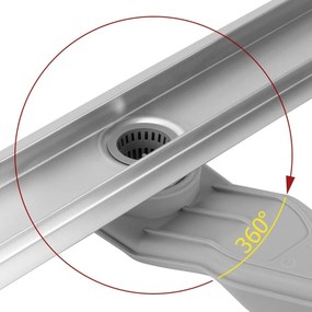 Линеен отводнител REA Neox Superflow BRUSH NICKEL 50
