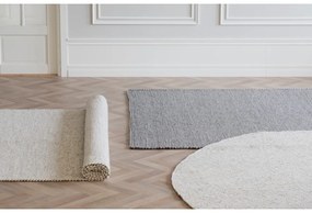 Сив вълнен килим 290x200 cm Auckland - Rowico