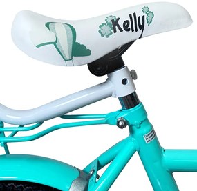 Детски велосипед с водеща щанга, кошница и помощни колела 12 – за деца на възраст от 2,5 до 4 години