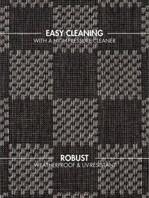 Черна/кремава пътека за открито и закрито 80x200 cm Haringey Dorothy – Ted Baker