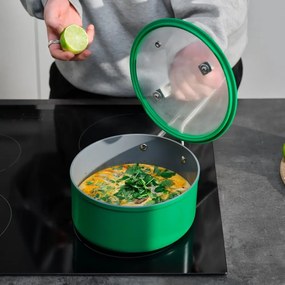 Гърне с капак/с керамично покритие подходящо за индукционен котлон 2,4 l Meda 3.0 – FABINI