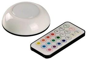 LED RGBW осветление за мебели LED/0,5W/4,5V 3xAAA бяло + дистанционно управление