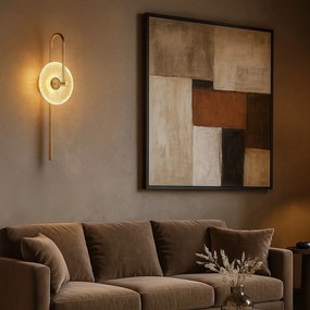 СТЕННА ЛАМПА LED LHJ072-W BRUSH GOLD