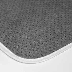 Тюркоазен килим за баня 45x75 cm Ginkoblue – douceur d'intérieur