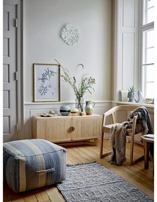 Трапезен стол от масивно каучуково дърво в естествен цвят Serrone – Bloomingville