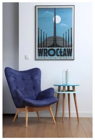 Графитно сива масичка за кафе UFO, Ø 45 cm - Ragaba