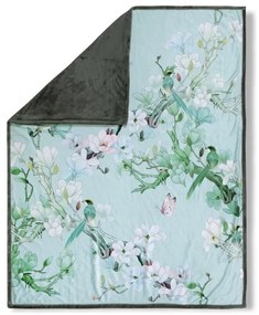 Зелено двустранно одеяло , 130 x 160 cm Shi - Descanso