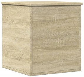 840648 vidaXL Кутия за съхранение, дъб сонома, 40x42x46 см, инженерно дърво