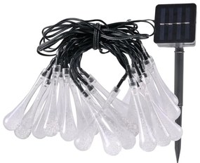 LED соларен гирлянд ICE 30xLED/1,2V 300 mAh IP44