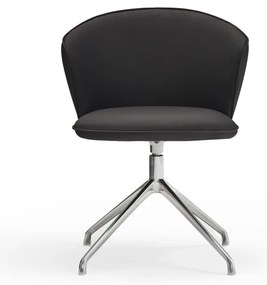 Черни тапицирани трапезни столове в комплект 2 бр. Add – Teulat