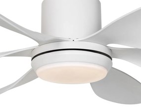 Вентилатор за таван бял 137 см с LED димируем с дистанционно управление - Tak