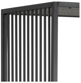 Черна библиотека от камък 85x185 cm Strington – Actona