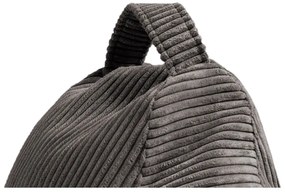 Детски пуф от рипсено кадифе в цвят горчица Game Amuse – SLOWDOWN