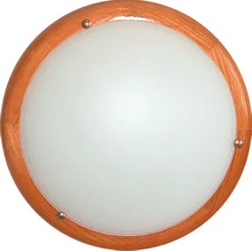 Плафониера ДЪРВО КРЪГ, ø400, череша, 2xE27