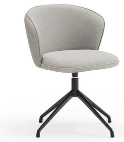 Светлосиви тапицирани трапезни столове в комплект 2 бр. Add – Teulat