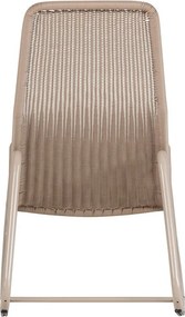 Бежов градински стол от изкуствен ратан Tom – WOOOD