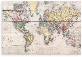 Табела за стена от борова дървесина , 40 x 60 cm Mapamundi - Really Nice Things