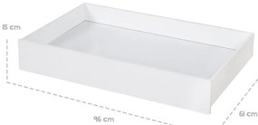 Бели кутии за съхранение на детско легло 2 бр. – Roba