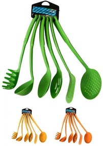 Комплект кухненски прибори цветни 6бр. PVC CN-(9908) - Horecano