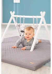 Тъмносиво детско килимче за игра 120x120 cm Style – Roba