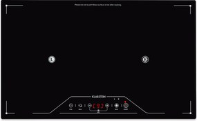 Klarstein Deejay, индукционна плоча, 3500 W, стъклена керамика, докосване, черен цвят
