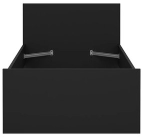 Черно единично легло 90x190 cm Naia – Tvilum