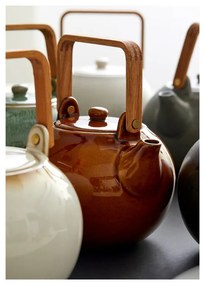 Керамичен чайник с цедка в кехлибарен цвят 1,2 l Gastro Amber – Bitz