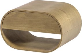 На няколко нива стенен рафт в естествен цвят 39 cm Momo – WOOOD