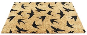 Изтривалка от кокосови влакна 60x90 cm Swallows – Artsy Doormats