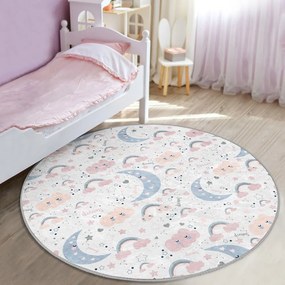 Светлосив детски килим ø 100 cm Comfort - Mila Home