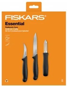 Fiskars - Комплект за белене Essential, 3 части