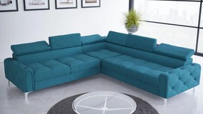 Ъглов диван Almeria I-Petrol-Right