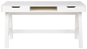 Бяло бюро Nikki - WOOOD