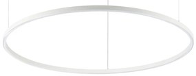 Ideal Lux - LED Пендел ORACLE SLIM LED/55W/230V 4000K Ø 90 см бял