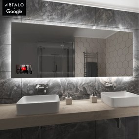 SMART огледало със светодиодно осветление M24 + SmartScreen with Google TV