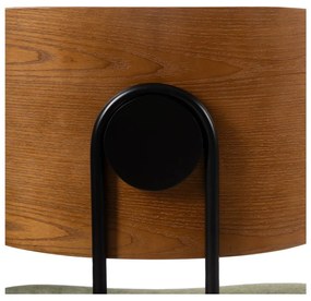 Зелено-кафяви трапезни столове в комплект от 4 броя Cleo - Ixia