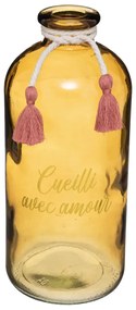 Ваза atmosphera Carmen, Жълт, 25 cm