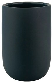 Антрацитна керамична чаша за четки за зъби Lotus – Mette Ditmer Denmark