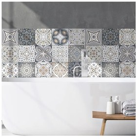 Комплект от 9 декоративни стикера за стена , 10 x 10 cm Orfeo - Ambiance