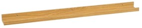 Рафт за картини от дъб в естествен цвят 100 cm – Casa Selección