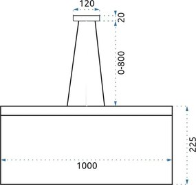 Пендел Glamour LED Chain APP891-CP