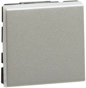 Legrand Девиаторен ключ 2 мод. цвят алуминий Easy-Led Mosaic NEW  - 079211L