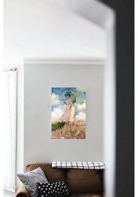 Репродукция на картина 30x45 cm Woman with sunshade - Fedkolor
