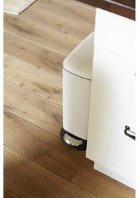 Кремаво стоманено кошче за боклук с педал 12 l Design – Wenko