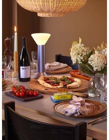 Лилава затъмняваща се настолна лампа (височина 30 cm) Flash – Hübsch