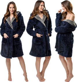 Халат Jordan Navy-Grey L