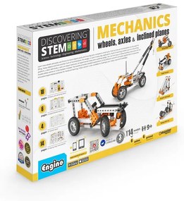 Engino Конструктор STEM Mechanics - Колела, оси, наклони, равнини