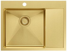 Стоманена мивка RUSSEL 116 Gold