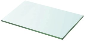 243809 vidaXL Плоча за рафт, прозрачно стъкло, 30 x 20 см