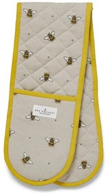 Бежово-жълта памучна двойна кърпа за съдове Bumble Bees - Cooksmart ®